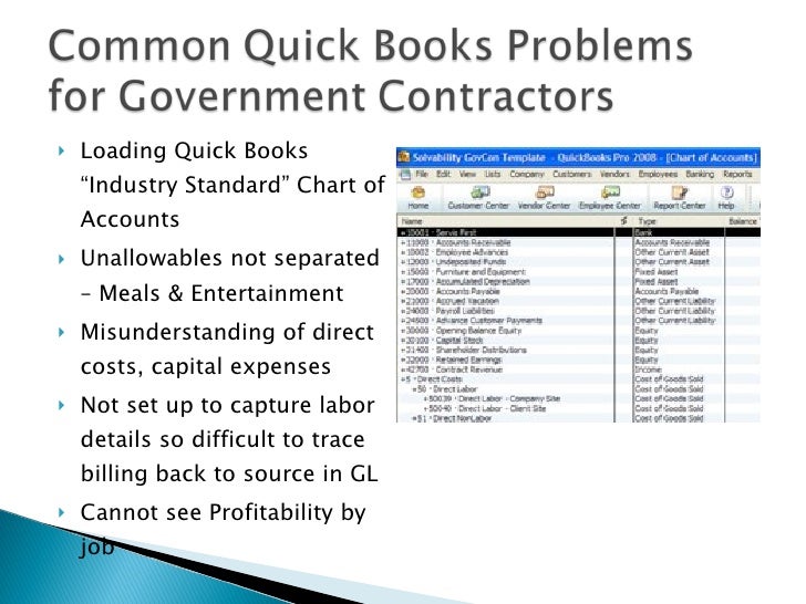 solvability dcaa compliance how far can you go with quick dcaa compliant chart of accounts