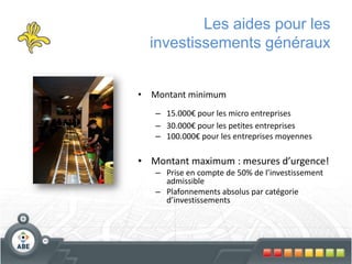 Le Groupe SRIBVocation généraliste de la S.R.I.B. (pas de spécificité sectorielle – interventions à tous les stades de développement de l’entreprise)Plusieurs formes de financement des PME (suivant la filiale)