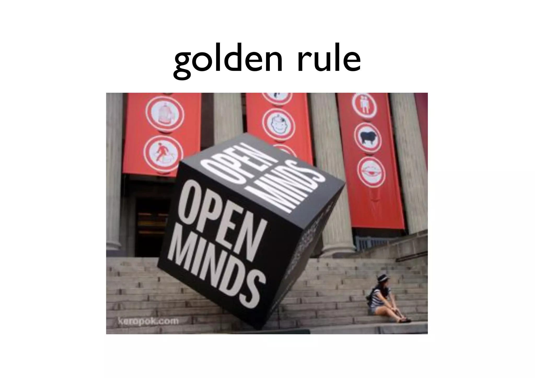 golden rule
 