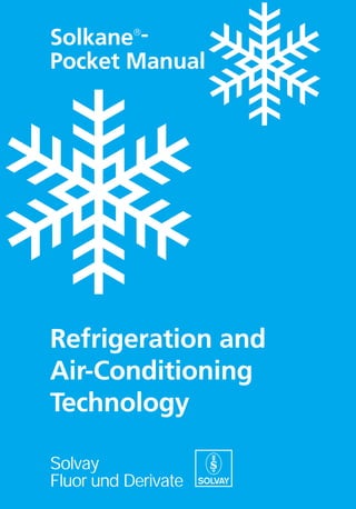 Solvay
Fluor und Derivate
Refrigeration and
Air-Conditioning
Technology
Solkane
-
Pocket Manual
 