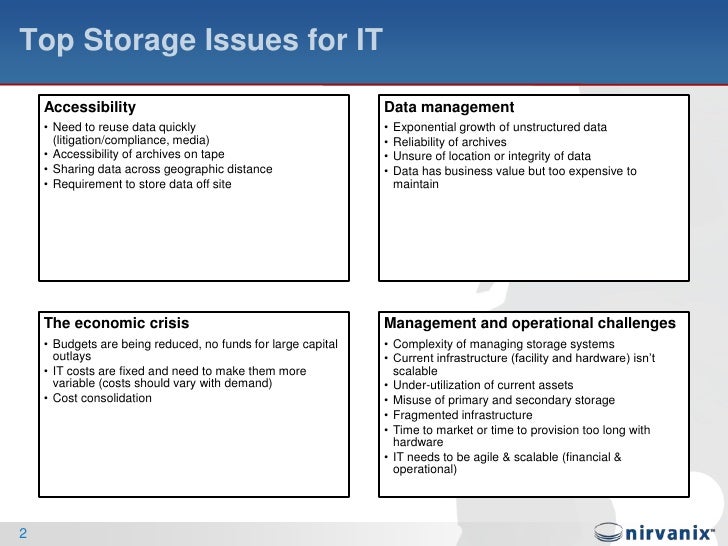 Solve 3 Enterprise Storage Problems Today
