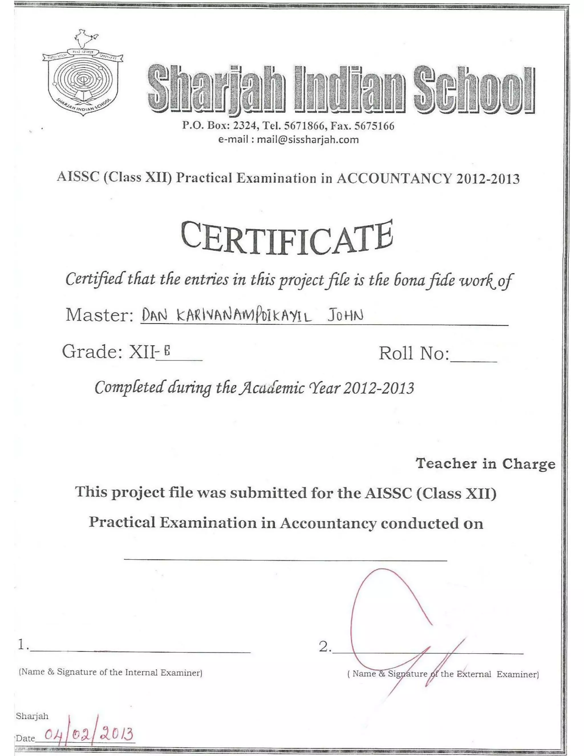 Solved Cbse Class 12 Accountancy Full Project(Comprehensive Project, Ratio Analysis and Cash Flow Statements with Conclusion)