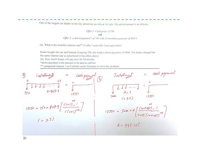 Engineering Economics Solved Exam Problems Ch1 Ch4 Pdf