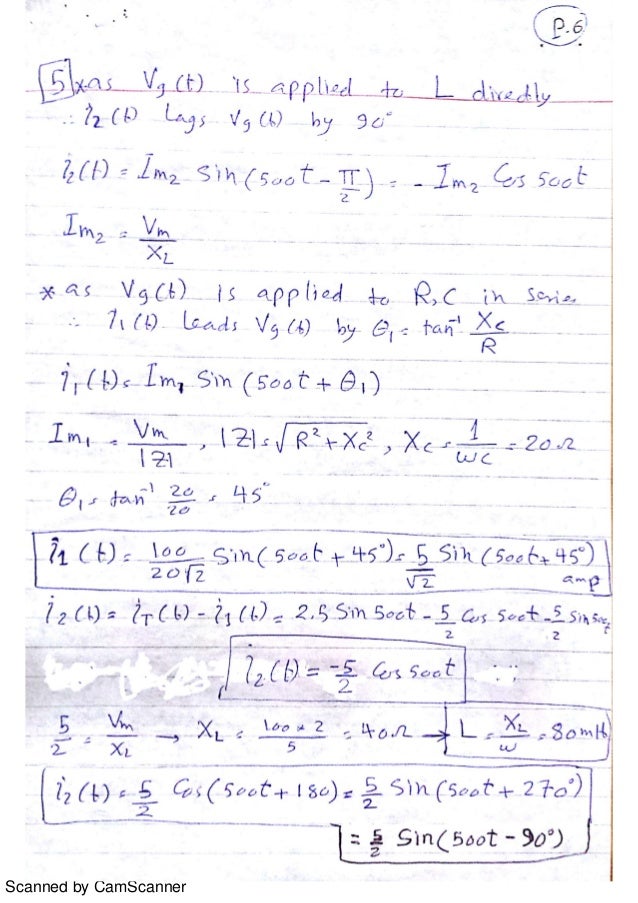 electrical circuits solved problems pdf