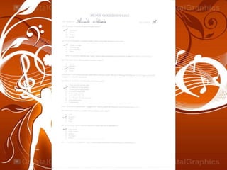 Solved questionnaires