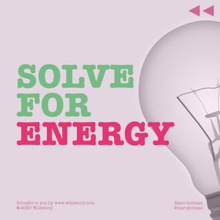 Solve For Energy