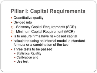 Standard Risk Model Formula Solvency ii Study Notes | PPTX
