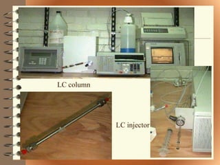 LC column




            LC injector
 