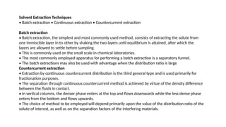 Introduction to Solvent Extraction techniques.pptx