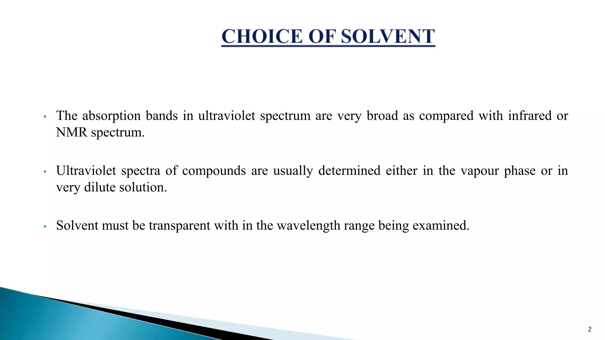 Solvents and solvent effect in UV Vis Spectroscopy, By Dr. Umesh