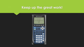 Keep up the great work!