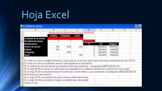 Hoja Excel 
 