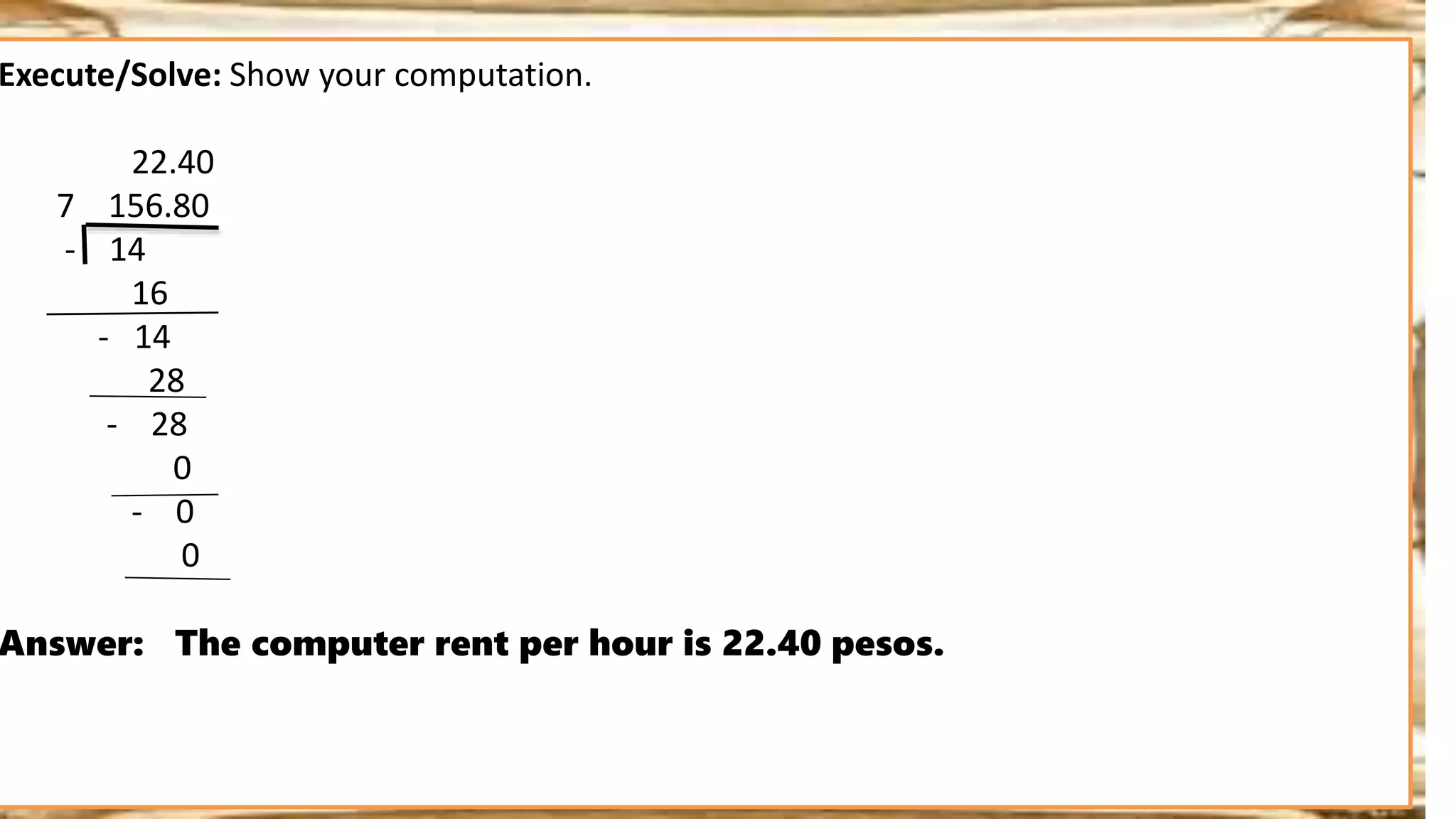 Solves Multi- step Routine and Non-routine Problems involving Division ...