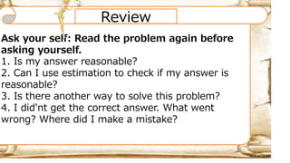 Solves Multi- step Routine and Non-routine Problems involving Division ...