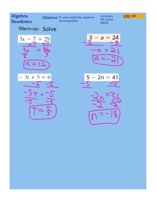 Solving Multi Step Equations And Inequalities.pdf