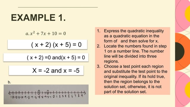 SOLVING-QUADRATIC-INEQUALITIES GRADE 9.pptx | Physics | Science
