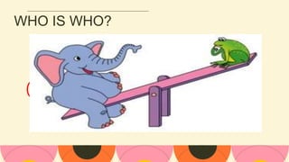 WHO IS WHO?
 