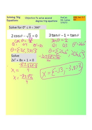 Solving Second Degree Trig Equations.pdf