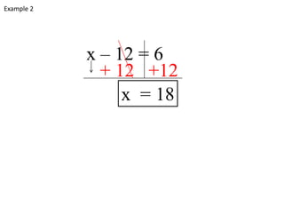 Solving 2 step equations examples | PPTX
