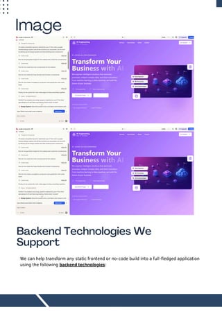 Solving AI Platform Challenges with Smart Backend Integration | PDF
