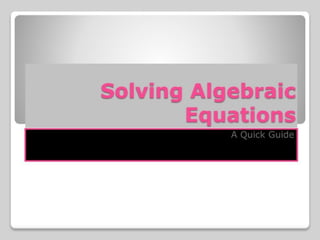 Solving Algebraic Equation for grade 5.pptx