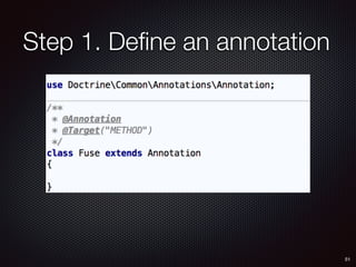Step 1. Deﬁne an annotation
51
 