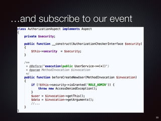 …and subscribe to our event
33
 