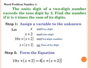 Solving digit problems | PPT