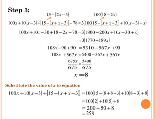 Solving digit problems | PPT