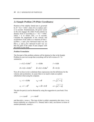Solving dynamics problems with matlab | PDF