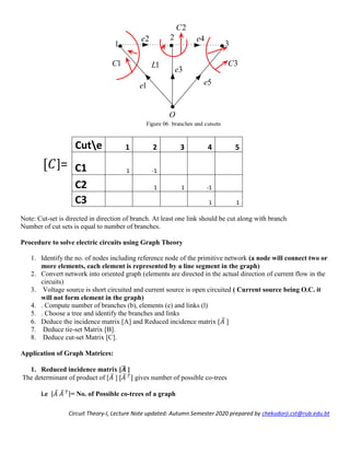 Solving electric circuits using graph theory | PDF | Computer ...