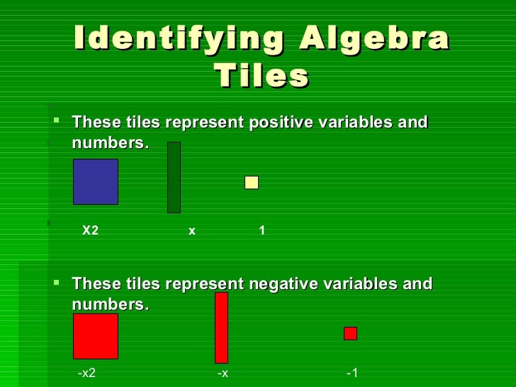 Mattie davis solving equations using algebra tiles edci 557