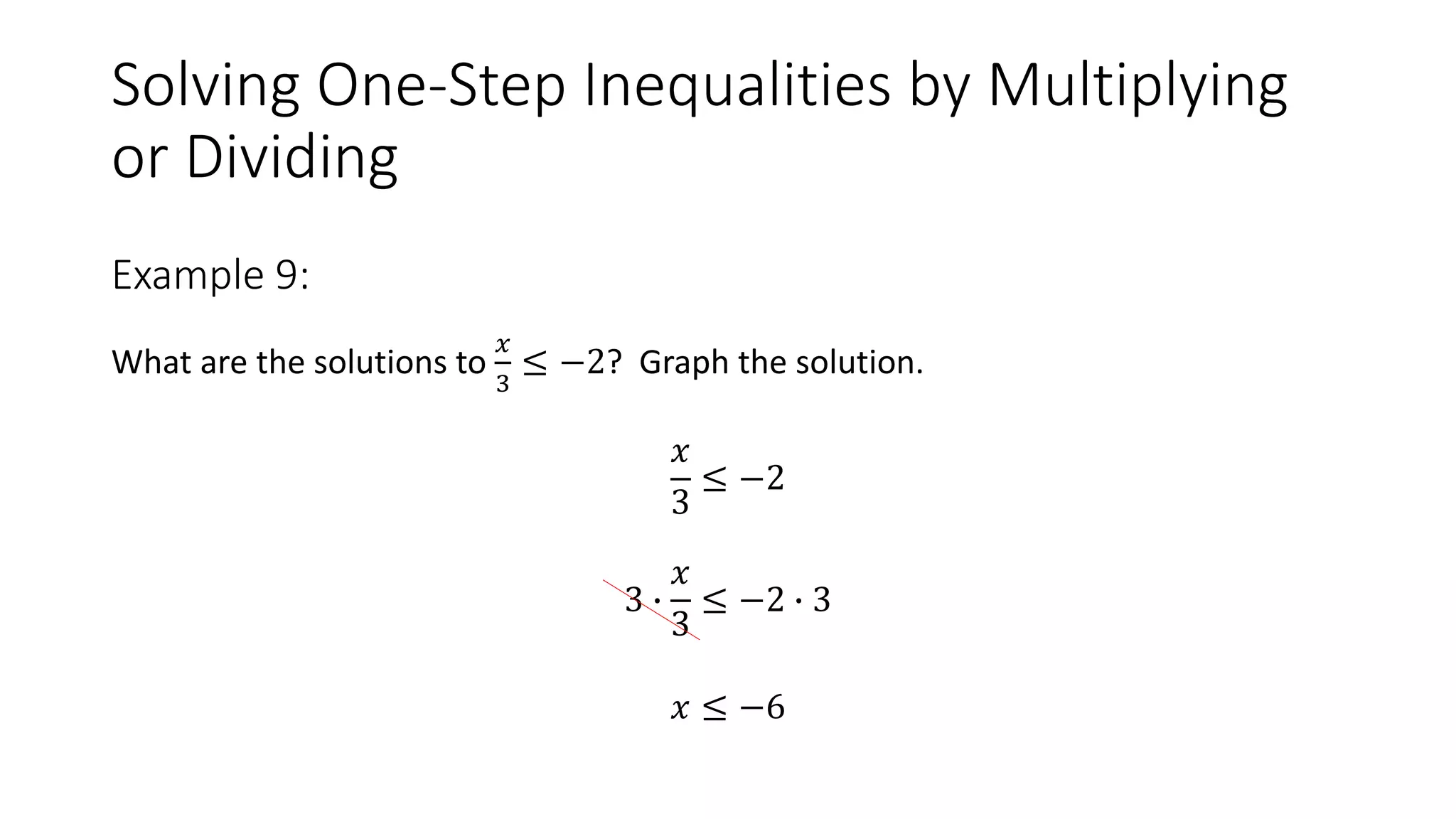Solving inequalities | PPTX