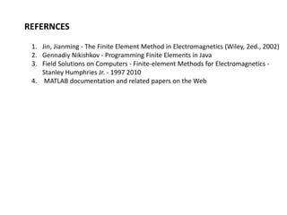 Solving Laplace differential equation using finite element method | PPT