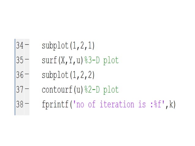 Solving laplace equation using gauss seidel method in matlab