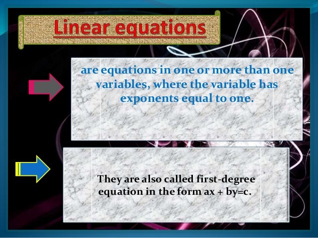 Solving linear equation in one variable