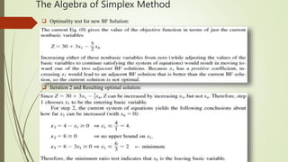 Solving linear programming model by simplex method | PPT