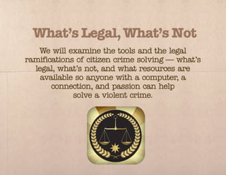 Solving murders with social media