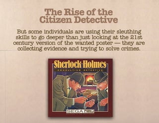 Solving murders with social media