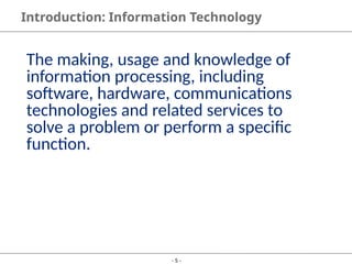 Solving National Security challenges with Information Technology By ...