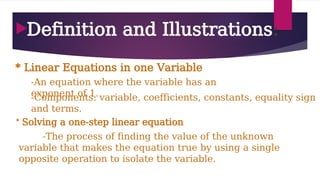 Solving One-Step Linear Equations in One Variable (3).pptx