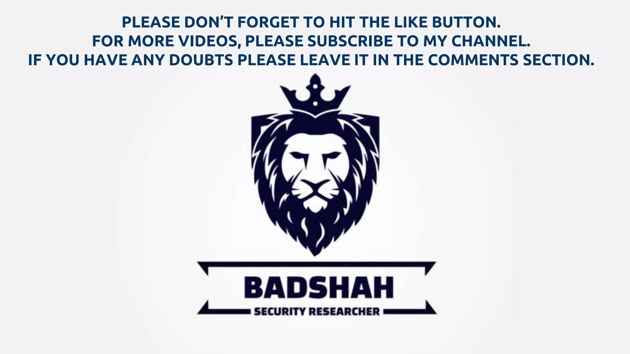 PLEASE DON’T FORGET TO HIT THE LIKE BUTTON.
FOR MORE VIDEOS, PLEASE SUBSCRIBE TO MY CHANNEL.
IF YOU HAVE ANY DOUBTS PLEASE LEAVE IT IN THE COMMENTS SECTION.
 