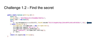 Solving OWASP MSTG CrackMe using Frida