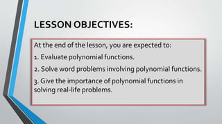 SOLVING PROBLEMS INVOLVING POLYNOMIAL FUNCTIONS.pptx