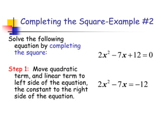 Solving Quadratic Equation by Completing the Square.pptx