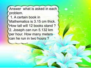 Solving routine and non routine problems involving multiplication ...