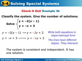 Solving special systems | PPT