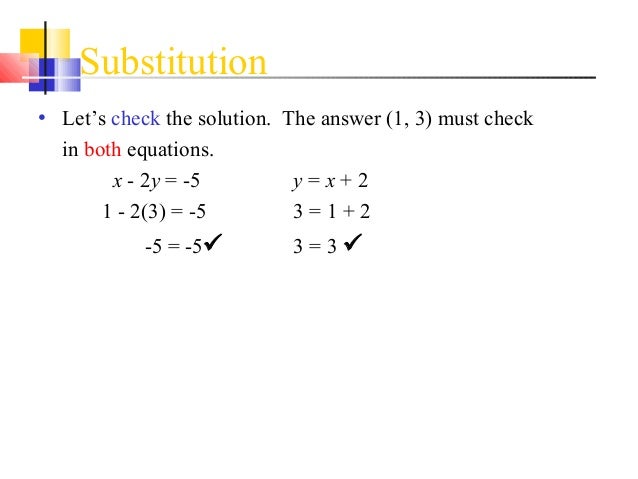 solve two equation systems solve two equation systems