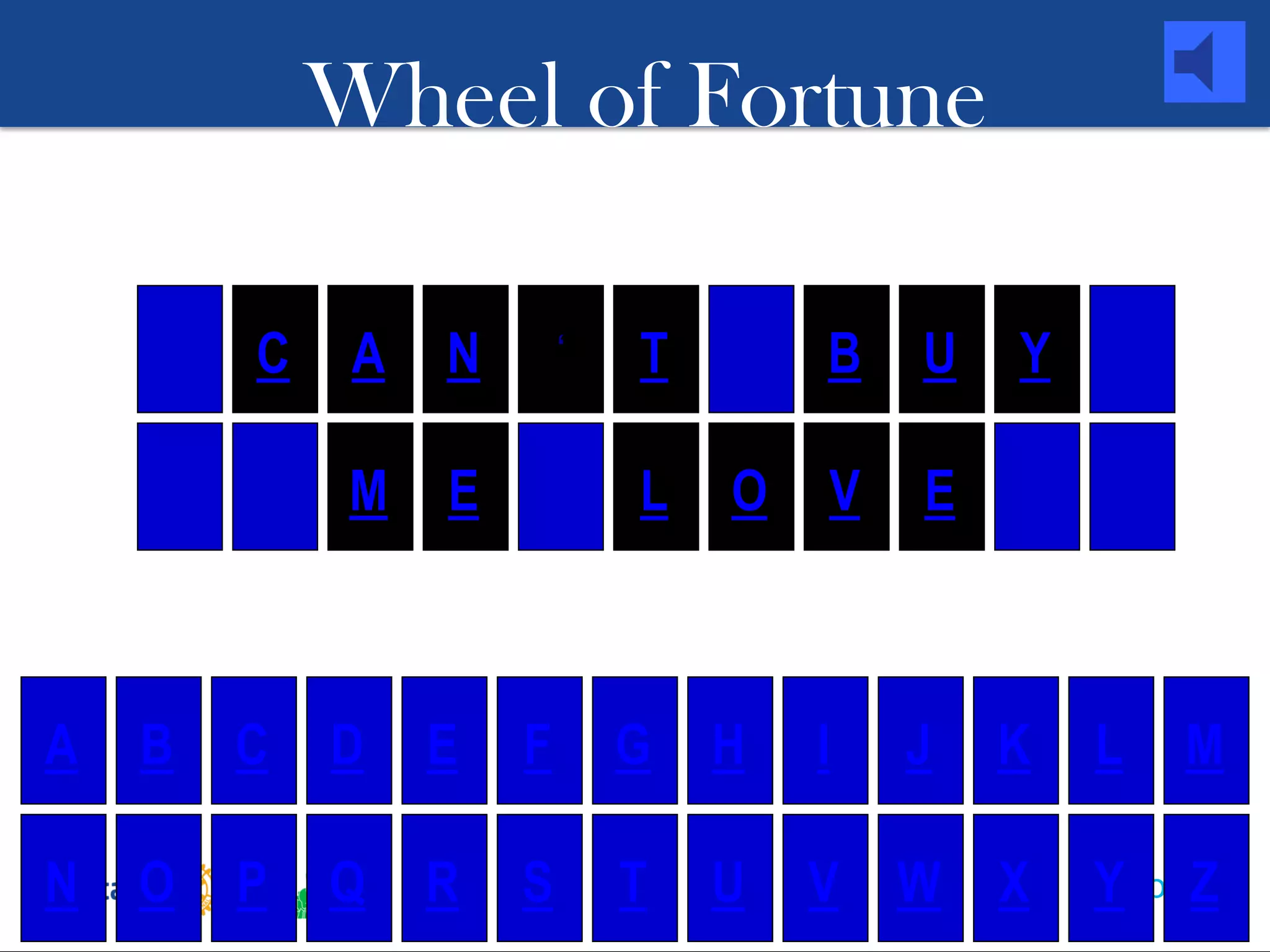 #ricon15
Wheel of Fortune
A B C D E F G H I J K L M
N O P Q R S T U V W X Y Z
C A N ‘ T B U Y
M E L O V E
 