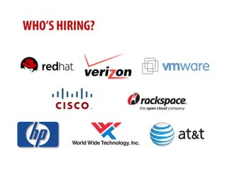 WHO’S HIRING?
 